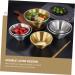 Zerodeko 4pcs Double Layer Insulation Bowl Camping Bowls Noodle Bowl Decorative Soup Bowl Dishes Reusable Ice Cream Bowls Korean Soup Noodles Stainless Steel Bowl Toddler Anti-Scald Pasta 12X12X5.8CMx4pcs Goldenx4pcs - Buy Online on SooperMarket.com