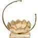 Kitchen Countertop Fruit Rack Fruit Basket Crystal Glass Elegant Fruit Basket with Alloy Holder Fruit Dessert Snacks Bowl Serving Bowl for Counter Fruit Trays for Party Onecolor