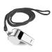 IJIZUO Pfeif stainless steel trill pipe professional whistle with excellent sound stainless steel whistle whistle for coaches with lanyard for school sports football dog training physical education
