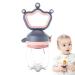 Buy Neamou Blue Baby Fruit Feed Pacifier | Silicone Food Feeder & Teething Toy for Babies - Buy Online on SooperMarket.com
