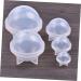 STOBOK 6 Pcs Epoxy Mold Stencils for Crafts Resin Baking Silicone Mold Soap Mold Ornaments Candy Whitex3pcs 4CMx3pcs - Buy Online on SooperMarket.com
