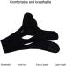 Adjustable Anti-Snore Chin Strap for Snoring Reduction (Black) - Easy to Wear Triangular Mesh Cloth Snoring Aid - Buy Online on SooperMarket.com