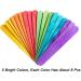 PAXCOO 100 Pcs 6 Colored Jumbo Wood Craft Sticks - DIY Arts and Crafts Supplies - Buy Online on SooperMarket.com