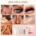 Go Ho Liquid Highlighter Makeup Natural Face Highlighter Stick Silky Smooth Light Liquid Luminizer Long Lasting Highlight Face Illuminator Make up 03 Rose Gold 03 Rose Gold 10.00 g (Pack of 1) - Buy Online on SooperMarket.com