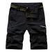 Quick Dry Hiking Shorts Men's Cargo Casual Outdoor 4-Way Stretchy Lightweight Summer Short with Multi Pockets 30-46 (No Belt) 38 S2 Black