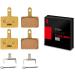 2 Pairs EASTERN POWER Bicycle Disc Brake Pads for Shimano B01S Deore - Resin/Semi-Metallic/Metal Copper - Buy Online on SooperMarket.com