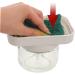 Angoily Detergent Presser Dishwashing Liquid Sponge Dishwasher Soap Dish Soap Dispenser Soap Pump Dishwashing Dispenser Dishwasher Dispenser Soap Dish Dispenser Pp Sink Shelf - Buy Online on SooperMarket.com