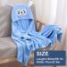 Hooded Baby Towel - Ultra Soft, Absorbent Beach/Bath Towel 70x140 cm (Blue) - Buy Online on SooperMarket.com