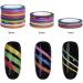 Dajidafu 14piece Easy To Nail Art Striping Tape Set Fashionable And Unique For Stunning Nails Paper Wide Application Multicolored Random Color 1MM - Buy Online on SooperMarket.com