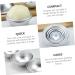 OUNONA 18 Pcs Mold Ball Cake Pans Chocolate Candy Baking Cookie Moulds Mini Dome Cake Tins Muffin Baking Cups Hemisphere Cake Pan Sphere Cake Mould Paper Cup Non Stick 3D Aluminum Alloy Silverx3pcs 8X8X4CMx3pcs - Buy Online on SooperMarket.com