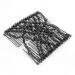 Magic Hair Comb Accessories for Women Girls Black Stretchable Beading Double Slide Combs (Black)