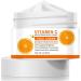 Vitamin C Face Cream with Hyaluronic Acid & Vitamin E - Anti-Ageing Day and Night Cream for Men and Women - Increases Skin Collagen Brightens Moisturises and Plumps the Skin