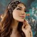 JSGHGDF Crystal Bridal Headband Wedding MedusaHeadband Snake RhinestoneSnake Headband Snake HeadChain MedusaCrown Headpiece Gold - Buy Online on SooperMarket.com