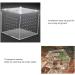 Acrylic Reptile Breeding Box Transparent Live Food Storage Insect Viewing Box for Spider Crickets Snails Hermit Crabs Tarantulas Geckos 3.9x3.9x3.5inch - Buy Online on SooperMarket.com