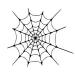 Dopetattoo 6 Sheets Temporary Tattoos spider cobweb halloween Kids Makeup net spiderweb tattoo horror Temporary tattoo Neck Arm Chest 3.7 inch