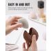 FERYES 2 PCS Makeup Sponge Holder - Silicone Beauty Blender Case for Travel | Brown Makeup Sponge Storage - Buy Online on SooperMarket.com