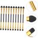 NOLITOY 20pcs Double Ended Eyeshadow Brush Makeup Brush Dual Sided Eyeshadow Brush Eye Makeup Accessory Miss 12x0.5cm As Shown - Buy Online on SooperMarket.com