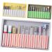 FOMIYES 2 Sets Para U as Nail Molding Gel Nails Gel Diamond Nail Bit Nail Art Supplies Nail Drill Bit Brush Nail Drill Bits Nail Drill Tool Head Grinding Head Nail File 5x1cmx2pcs Greenx2pcs - Buy Online on SooperMarket.com