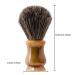 Magidal Handmade Ergonomic Razor Brush - Soft Shaving Cream Brush for Beard Grooming - High-Quality Brown Shaving Brush for Men - Buy Online on SooperMarket.com