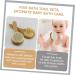 Organic Bamboo Baby Hairbrush Set for Natural Hair Care - Wooden Comb and Soft Wool Bristles for Infant Scalp and Toddler Bathing Essentials - Buy Online on SooperMarket.com