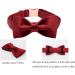 Lionet Paws XL Dog Collar with Removable Fly - Comfortable Silk Christmas Collar for Large Dogs (40-66cm) - Red 1 Pack - Buy Online on SooperMarket.com