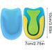 Comfortable Orthopedic Insoles for Pain Reduction | U-Shaped Heel Cushion Inserts for Women & Men | Heel Spur Support | Professional Shoe Inserts in Blue - Buy Online on SooperMarket.com