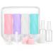 14 Pack Silicone Travel Bottles for Toiletries - MauJip Leak Proof Travel Containers TSA Approved Squeezable Travel Accessories for Cosmetic Shampoo Conditioner Lotion (BPA Free/3.04 oz) Colorful