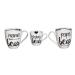 Cypress Home Beautiful Bear Family Ceramic Cup O' Java Cup Gift Set - 6 x 4 x 4 Inches Indoor/Outdoor home goods For Kitchens  Parties and Homes