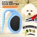 Shop Knitting COMB PET - Best Pet Grooming Tool for Dogs & Cats | Effective Hair Removal & Massage Brush (Blue) - Buy Online on SooperMarket.com