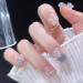 Wearing short and medium-sized nail enhancement with white milk blue butterfly nail patches detachable fake nail patches 1 count (Pack of 1) - Buy Online on SooperMarket.com