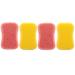 4pcs Exfoliating Mesh Bath Sponge Pouf Balls - Kid-Friendly Shower Loofahs & Back Exfoliator | Miss Body - Buy Online on SooperMarket.com