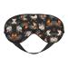 French Roosters Soft Sleep Eye Mask Female Breathable Eye Patch Perfect for Travel and Relaxation