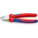 Knipex Diagonal Cutter chrome-plated with multi-component grips 180 mm (self-service card/blister) 70 05 180 SB Multi-component Grips Blue/Red 180 mm chrome-plated on self-service card