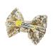 Love Fairy Fashion Bow Hairpin Sequins Hair Clip | Multicolor Options | for Children and Women (Silver) - Buy Online on SooperMarket.com
