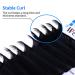 Eyelash Extensions D Curl 20-25mm | Silk Individual Lashes 0.20mm | Classic Extensions for Salon Use by WENDY LASHES - Buy Online on SooperMarket.com