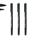 Dual Tips Food Coloring Pens Food Grade Markers and Gourment Writers Edible Ink for Decorating Set of 3 Black by Edibleink