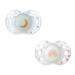 Tommee Tippee Night Time Glow in the Dark Pacifiers Symmetrical Design BPA-Free Silicone Nipple Includes Sterilizer Box 18-36m 2 Count