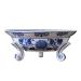 Fruit Basket Bowl Fruit Bowl New Chinese Style Round Ceramic Fruit Plate Home Living Room Kitchen Decoration Retro Porcelain Fruit Dish Candy Bowl Fruit Bowls (Size : C)
