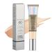 CC Cream Full Coverage Foundation with SPF 50+ CC Cream Foundation Anti-Redness Colour Correcting and Brightening Face Cream Skin Tone Adjusting CC Cream for a Natural Glowy Finish(MEDIUM)