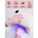 Kalolary Anti UV Gloves for Nail Lamp UPF50+ UV Protection Gloves for Manicure Nail Art Fingerless UV Shield Gloves for Women Girls Gel Manicures (Pink) - Buy Online on SooperMarket.com