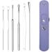 ZELLYA 6-Piece Earpick Set for Adult Home Use | Portable Keychain Spiral Ear Picking Tools - Green - Buy Online on SooperMarket.com