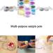Shop Pudsern 40 Pcs 5G Cosmetic Containers - Empty Round Plastic Jars for Creams Nail Polish Lip Balm & Makeup Storage (10 Colors) - Buy Online on SooperMarket.com