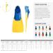 FINIS Long Floating Fins - XXS (Jr. 11-1) Blue/Orange - Swimming & Snorkeling - Buy Online on SooperMarket.com