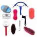 Professional 10-Pc Vier Horse Brush Set - Equestrian Grooming Kit for Horse Cleaning & Care - Buy Online on SooperMarket.com