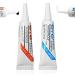 Eyelash Glue False Eyelash Glue Black Individual Lash Glue 7g x 2 Express Drying Strong Bonding Eyelash Glue Waterproof Long-Lasting Eyelash Extension Glue Lash Adhesive for DIY Lash Extensions White & Black