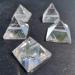 Natural Clear Quartz Crystal Stone Transparent Crystal Pyramid 2cm Stone Mineral Specimen - Buy Online on SooperMarket.com