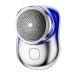 Men Beard Trimmer Cordless Rechargeable Beard Mustache Clipper Electric Body Trimmer Portable Compact Beard Cutter Mini Pocket Trimmer for Mens Gifts(Blue)