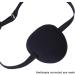 YOOJOO Adjustable Concave 3D Foam Eye Patch for Lazy Eye Amblyopia & Strabismus - Black - Buy Online on SooperMarket.com