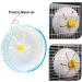 Hamster Wheel Silent Hamster Running Wheel Toy Transparent Pet Hamster Exercise Wheel for Hamster Rat Squirrel Guinea Pig - Buy Online on SooperMarket.com