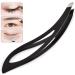 Wide Grip Slant Tweezers - German Stainless Steel - Hand-Filed Slanted Tips for Ultra-Precision - Tweezers for Eyebrows and Nose/Ear/Facial Hair - Professional Grade (Black) - Buy Online on SooperMarket.com